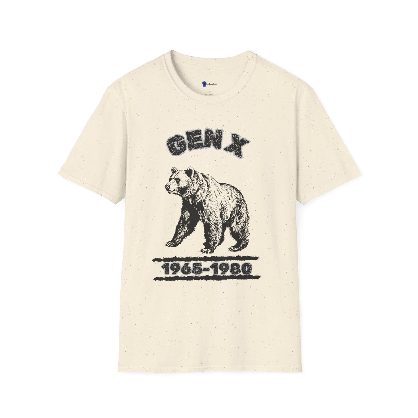 Vintage Gen X Bear T-Shirt, Retro 1965-1980 Generation X Shirt, Distressed Grizzly Bear Graphic Tee, 70s 80s Nostalgia Gift