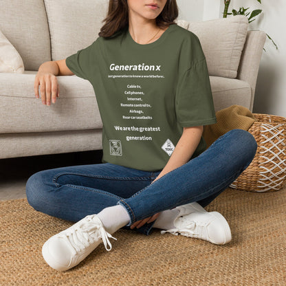 Generation X Shirt Analog Childhood T-Shirt, Funny Gen X Tech Nostalgia Tee, Greatest Generation Latchkey Kid Gift, Retro 70s 80s List Graphic