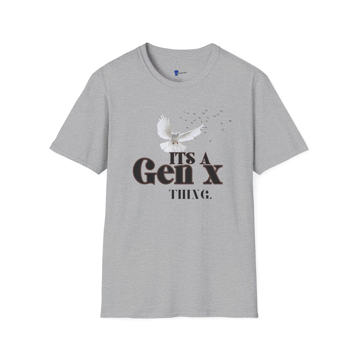 Gen X shirt, Its a Gen X Thing Graphic Tee, Vintage Generation X T-shirt, Retro 80s Nostalgia Gift, Cool Aesthetic Bird T-shirt