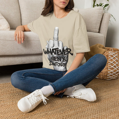 Funny Gen X Whatever T-Shirt | Retro 90s Grunge Hand Tee