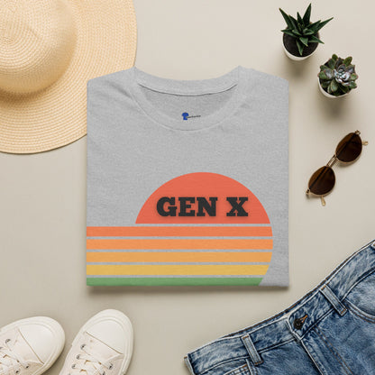 Gen X Retro Sunset T-Shirt | Funny Generation X Attitude Tee | Sarcastic I Say What Everyone Is Thinking Shirt
