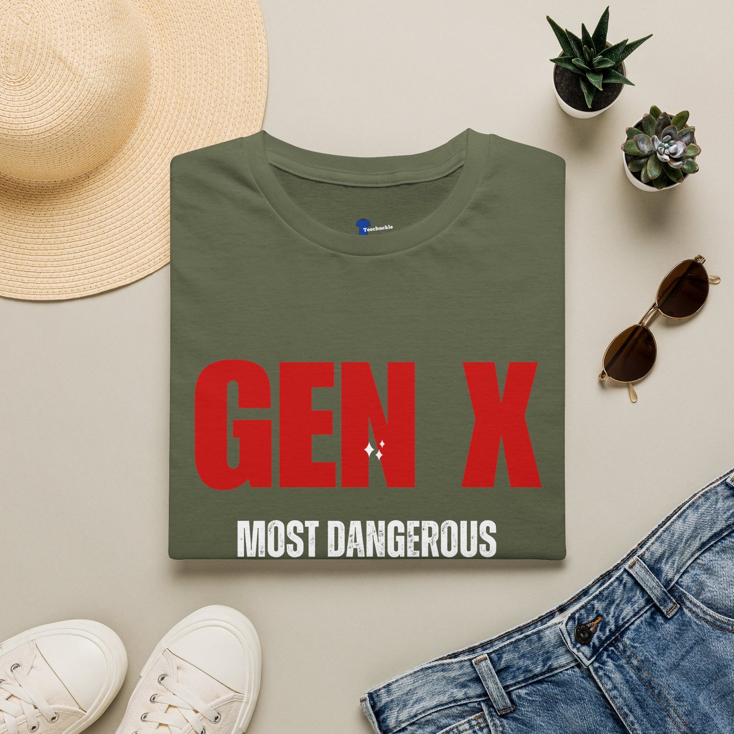 Gen X Most Dangerous Generation T-Shirt | Retro Sarcastic Tee