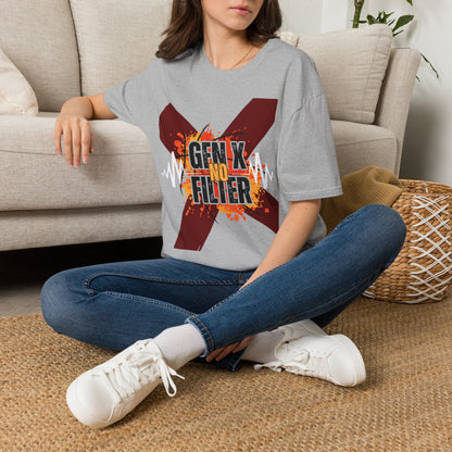 Gen X No Filter Shirt, Funny Generation X Graphic Tee, Sarcastic Gen X T-Shirt, Retro Grunge Aesthetic Shirt, Unfiltered Generation X Gift