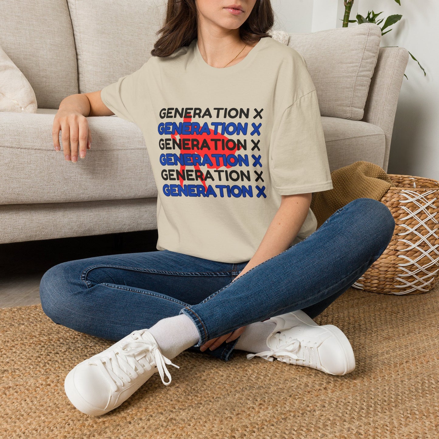 Funny Gen X Superhero T-Shirt | Retro Generation X Graphic Tee