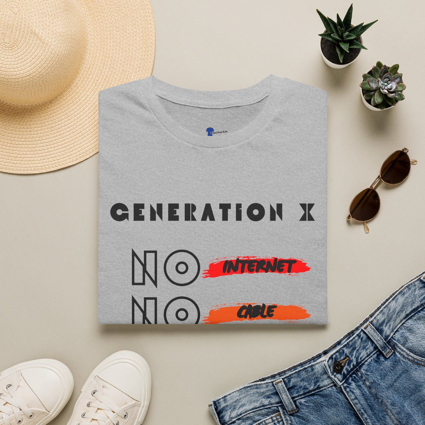 Funny Gen X Shirt No Internet No Cable No Problem, Retro Childhood Nostalgia T-Shirt, Sarcastic Generation X Tee, Latchkey Kid Birthday Gift