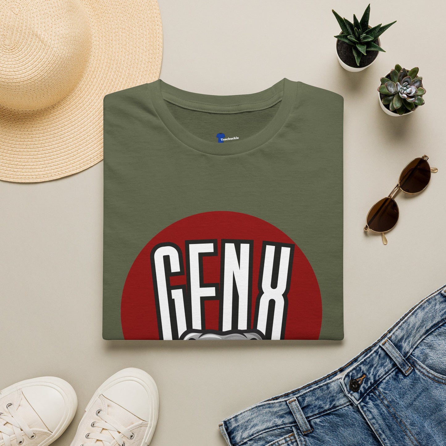 Gen X Bulldog T-Shirt Generation X 1965 1980 Birth Year Graphic Tee Tough Retro Gen X Gift Hardcore Nostalgia Black Apparel Funny Mascot Shirt