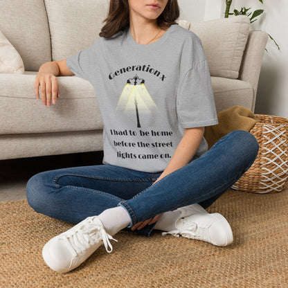 Funny Gen X Street Lights T-Shirt - Retro 80s Latchkey Kid Nostalgia Tee
