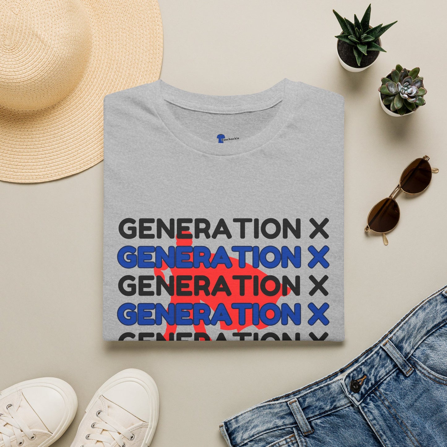 Funny Gen X Superhero T-Shirt | Retro Generation X Graphic Tee