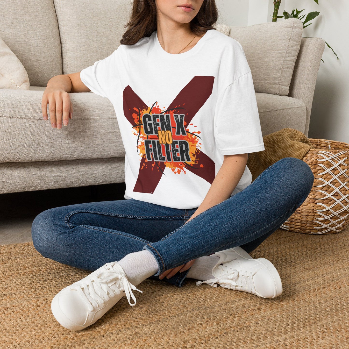 Gen X No Filter Shirt, Funny Generation X Graphic Tee, Sarcastic Gen X T-Shirt, Retro Grunge Aesthetic Shirt, Unfiltered Generation X Gift