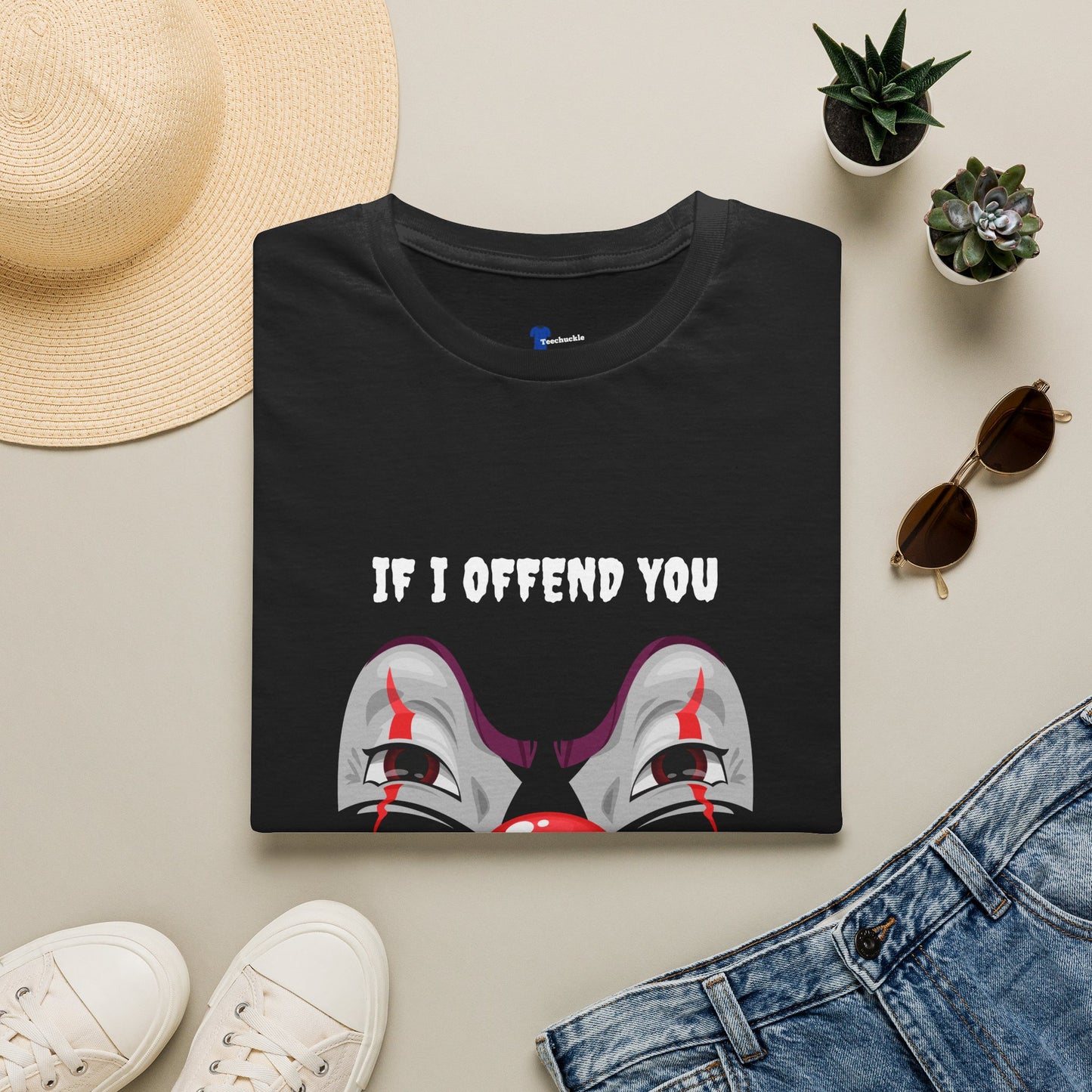 Gen X Clown Shirt. If I Offend You, I Will Purposely Do It More Tee. 80s 90s Nostalgia Retro T-shirt. Unisex Gift Shirt.