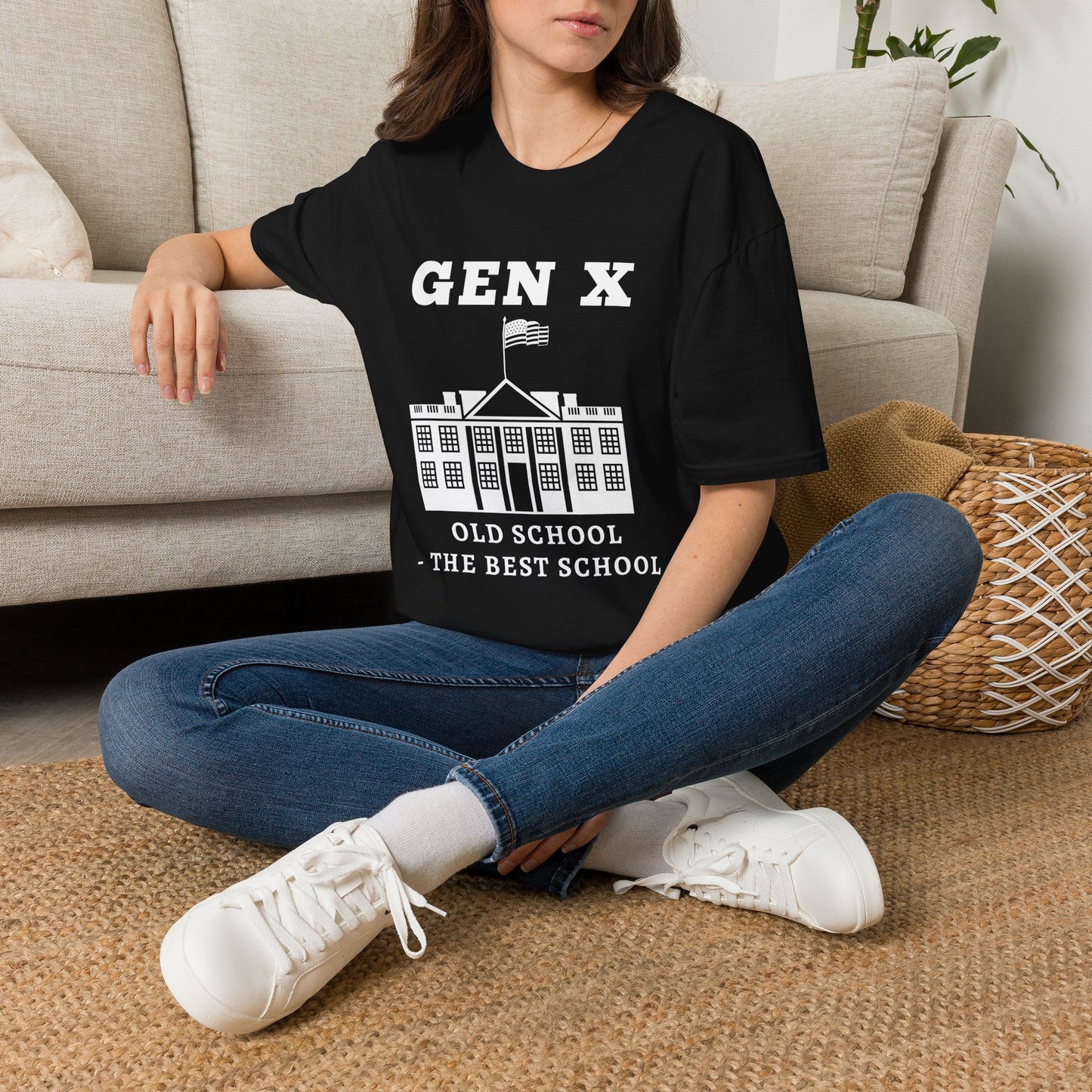 Gen X Old School Shirt, The Best School Generation X T-Shirt, Retro Schoolhouse Graphic Tee, 80s Nostalgia Clothing, Funny Vintage Institutional Gift