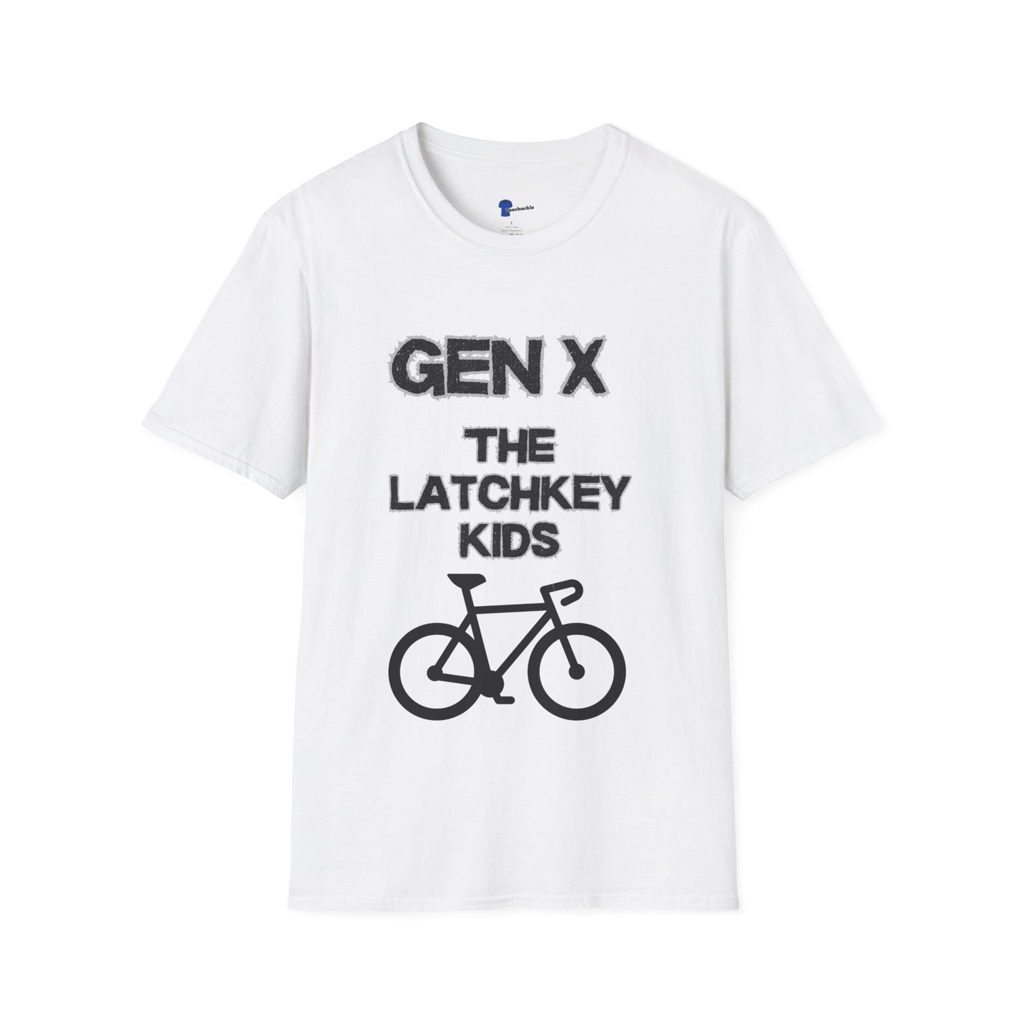 Gen X Shirt The Latchkey Kids, Funny Generation X Graphic Tee, Retro 80s Bicycle TShirt, Sarcastic Streetlight Kids Apparel Birthday Gift
