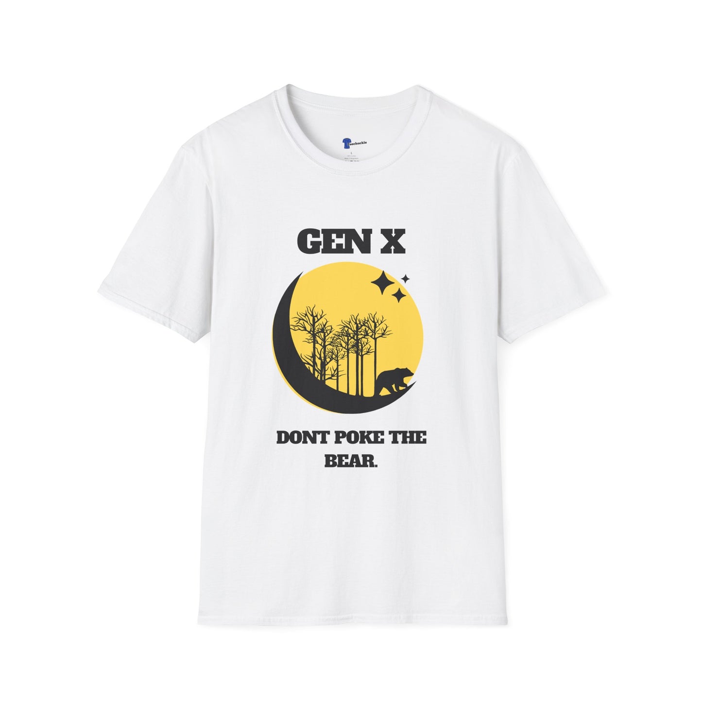 Funny Gen X Dont Poke The Bear Shirt, Sarcastic Generation X T-Shirt, Retro Wilderness Bear Graphic Tee, Outdoor Survivalist Humorous Gift