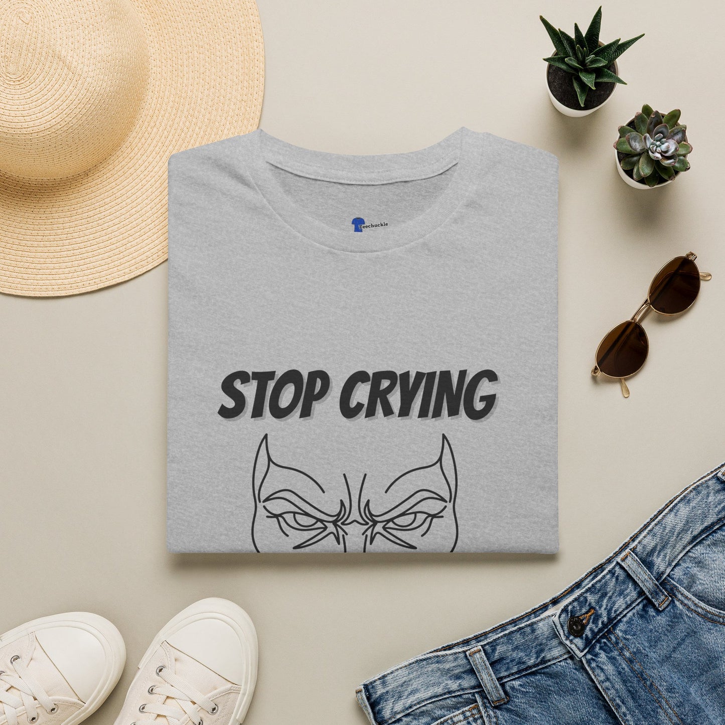 Comic Face Design Funny Gen X Nostalgia Shirt, Stop Crying Comic Graphic T-Shirt, Old School Tough Love Parenting Tee, Sarcastic Childhood Sayings, Retro Comic Book Line Art, Forgotten...