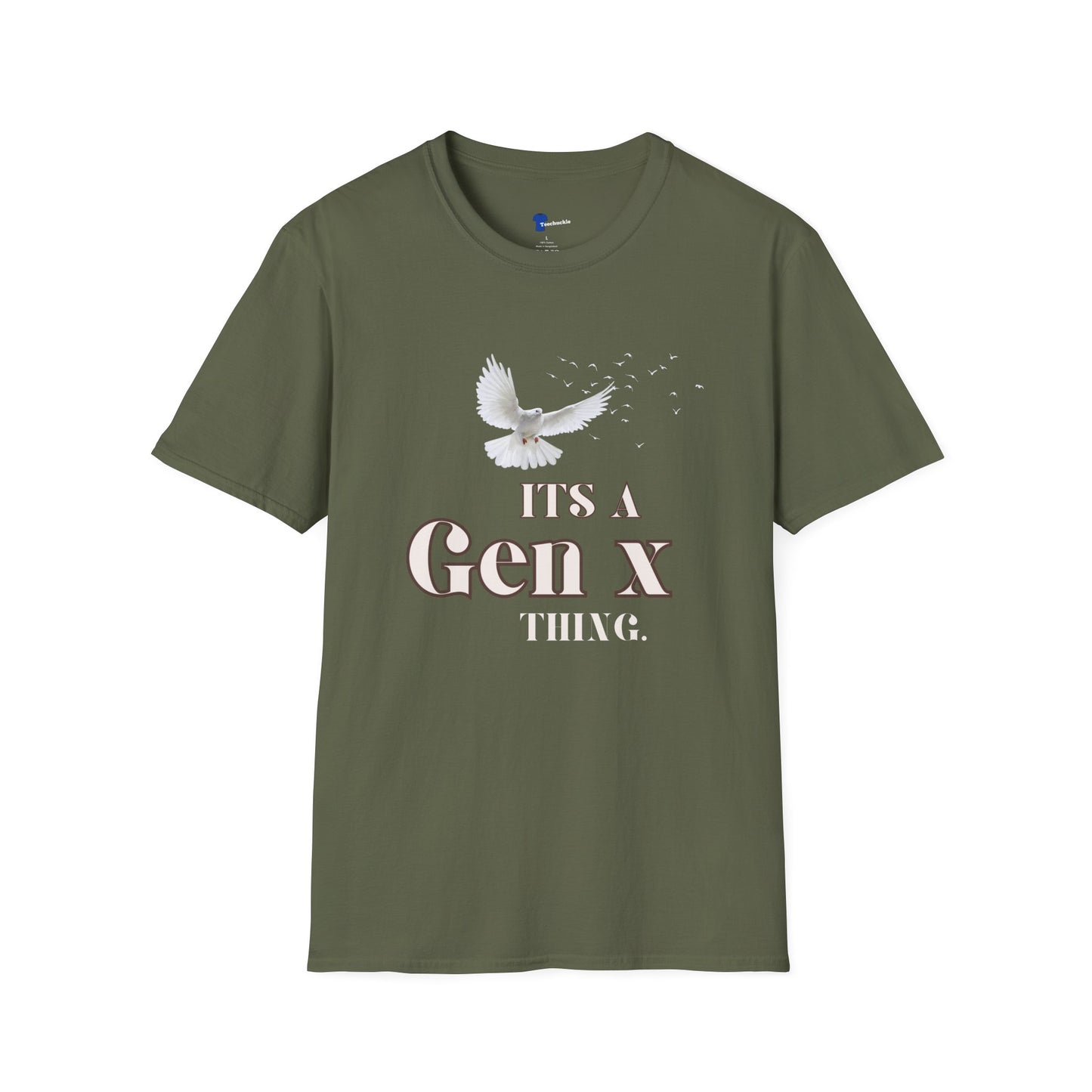 Gen X shirt, Its a Gen X Thing Graphic Tee, Vintage Generation X T-shirt, Retro 80s Nostalgia Gift, Cool Aesthetic Bird T-shirt