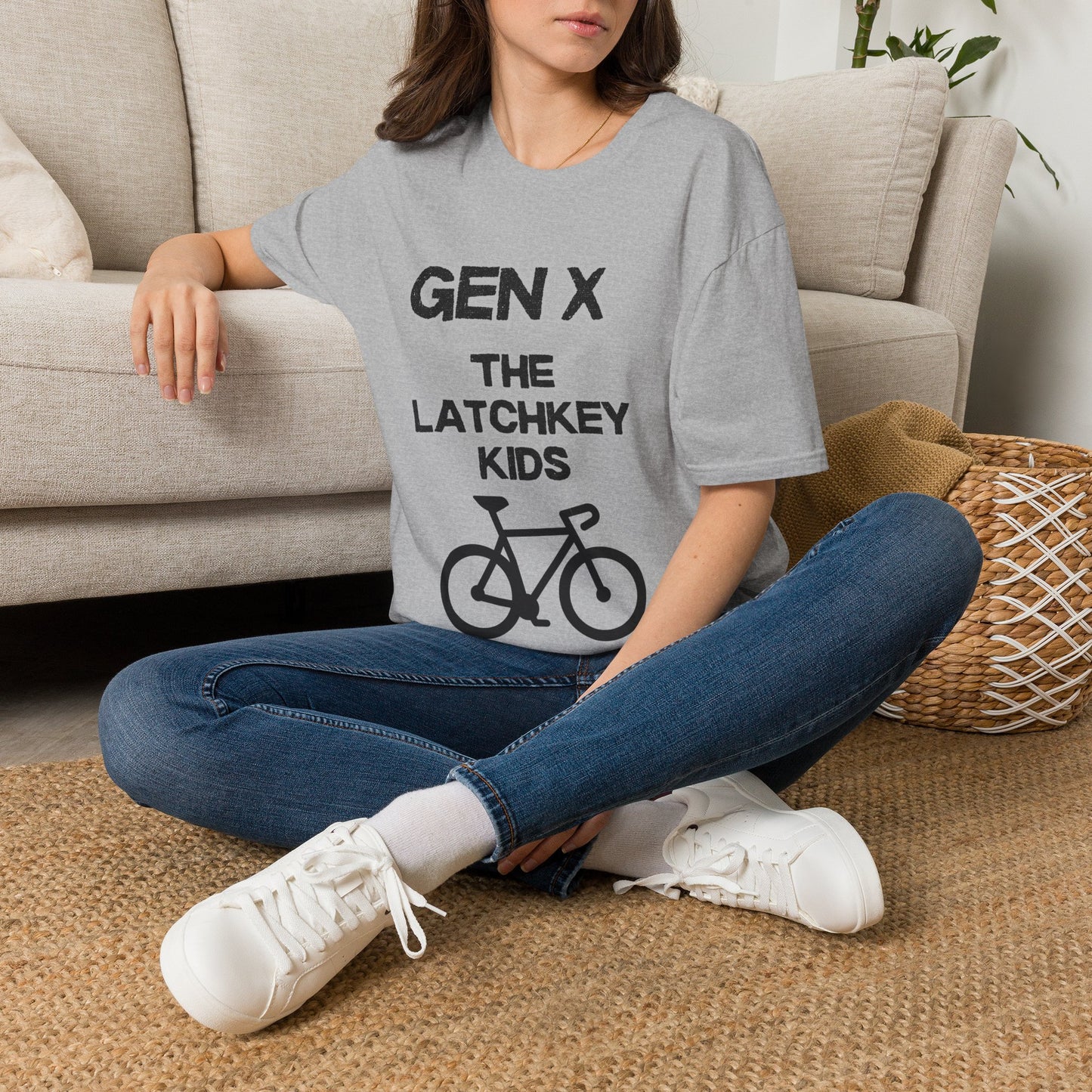 Gen X Shirt The Latchkey Kids, Funny Generation X Graphic Tee, Retro 80s Bicycle TShirt, Sarcastic Streetlight Kids Apparel Birthday Gift