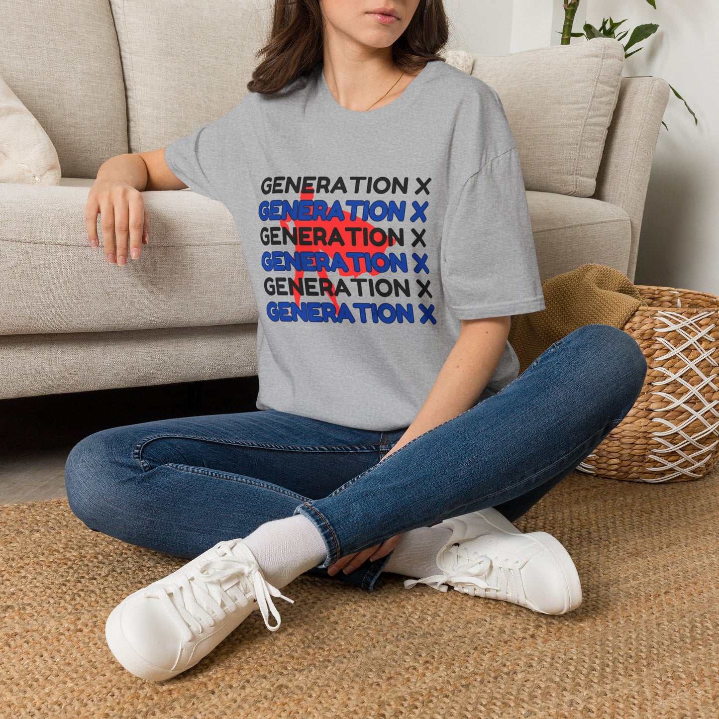 Funny Gen X Superhero T-Shirt | Retro Generation X Graphic Tee