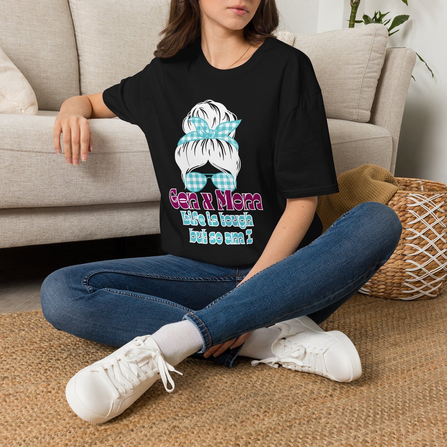 en X Bulldog T-Shirt Generation X 1965 1980 Birth Year Graphic Tee Tough Retro Gen X Gift Hardcore Nostalgia Black Apparel Funny Mascot Shirt