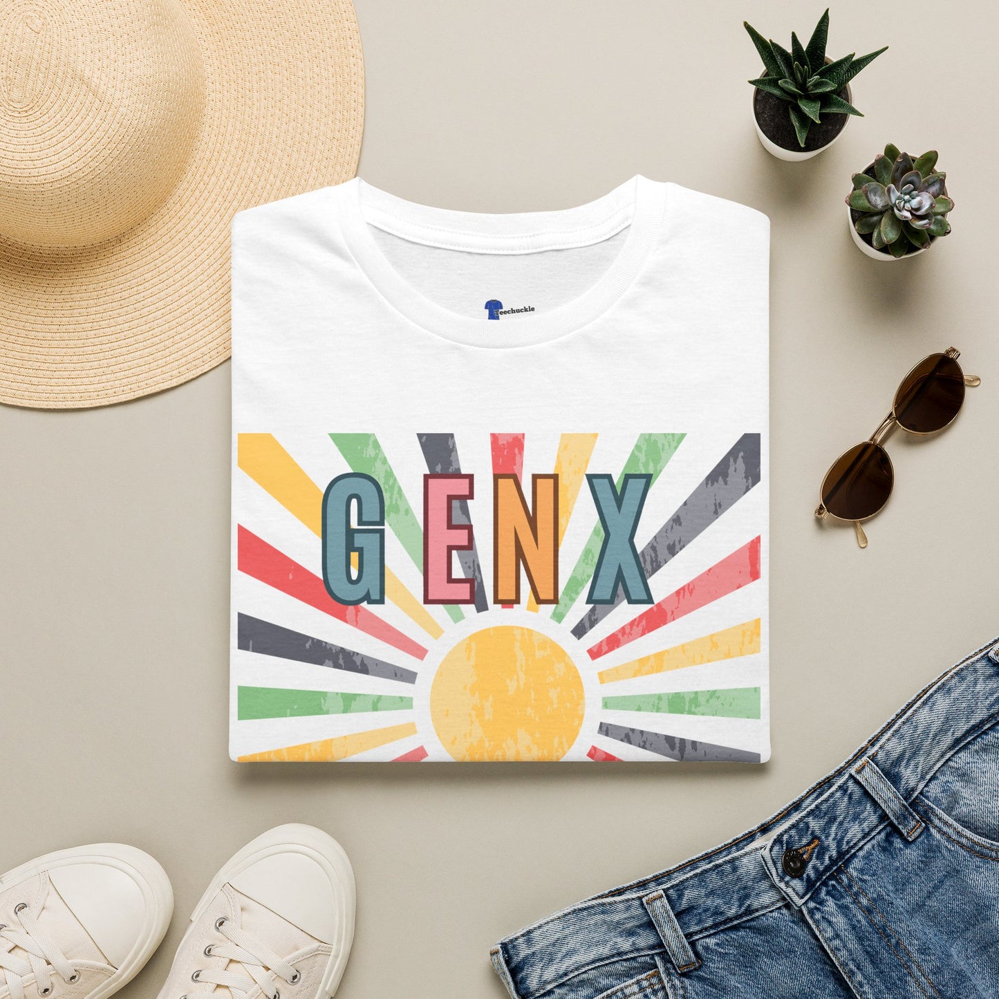 Gen X Shirt Raised on Hose Water and Neglect T-Shirt Distressed Retro Sunburst Graphic Tee Funny Generation X Latchkey Kid Gift Humorous Nostalgia Apparel=