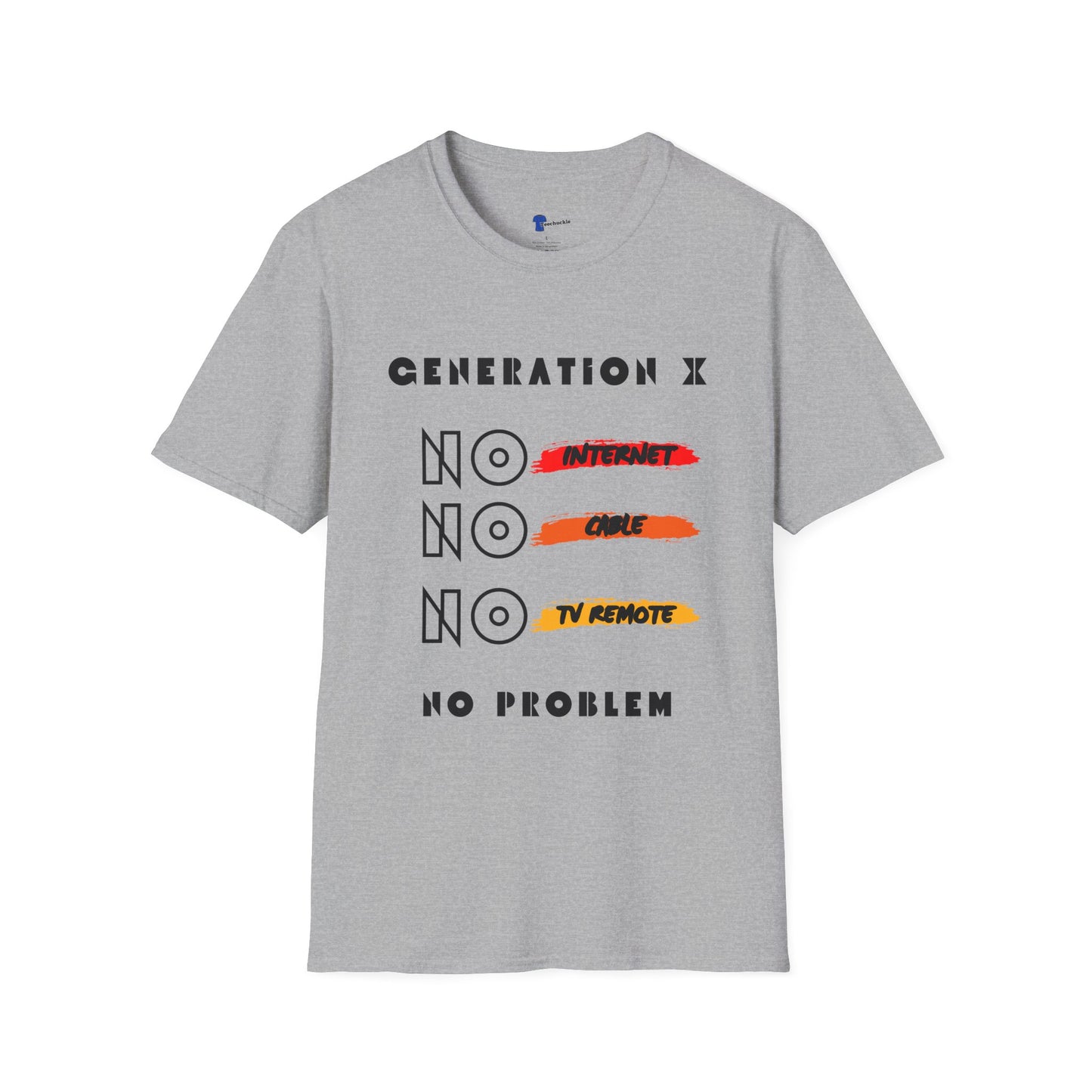 Funny Gen X Shirt No Internet No Cable No Problem, Retro Childhood Nostalgia T-Shirt, Sarcastic Generation X Tee, Latchkey Kid Birthday Gift