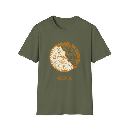 Gen X Shirt Back in the Day Vintage Pocket Watch T-Shirt, Funny Generation X Nostalgia Tee, Retro 70s 80s Childhood Gift, Sarcastic Adult Apparel