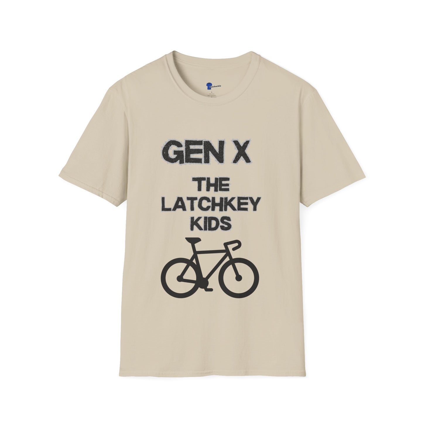 Gen X Shirt The Latchkey Kids, Funny Generation X Graphic Tee, Retro 80s Bicycle TShirt, Sarcastic Streetlight Kids Apparel Birthday Gift