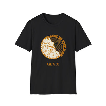 Gen X Shirt Back in the Day Vintage Pocket Watch T-Shirt, Funny Generation X Nostalgia Tee, Retro 70s 80s Childhood Gift, Sarcastic Adult Apparel