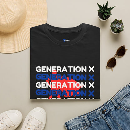 Funny Gen X Superhero T-Shirt | Retro Generation X Graphic Tee