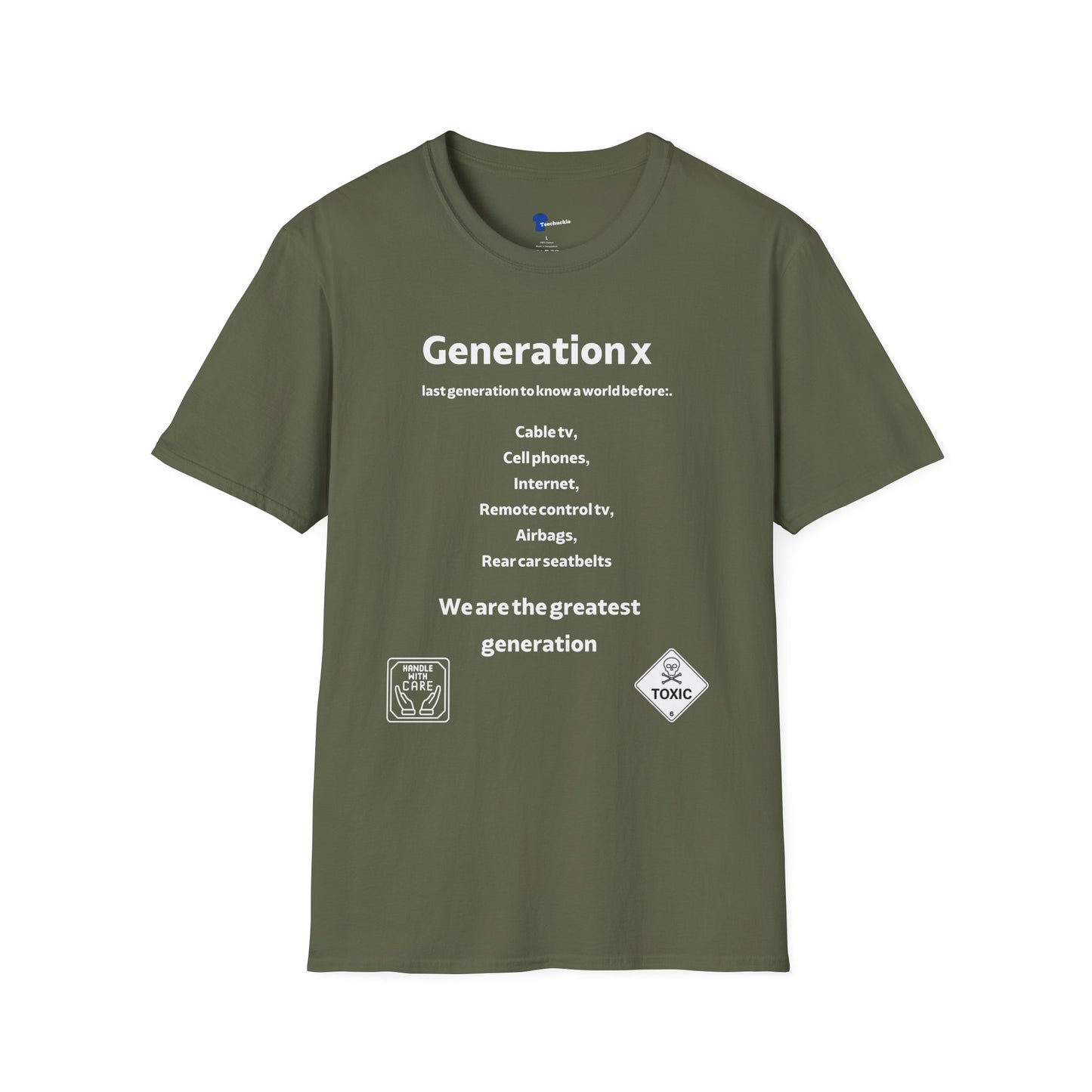 Generation X Shirt Analog Childhood T-Shirt, Funny Gen X Tech Nostalgia Tee, Greatest Generation Latchkey Kid Gift, Retro 70s 80s List Graphic