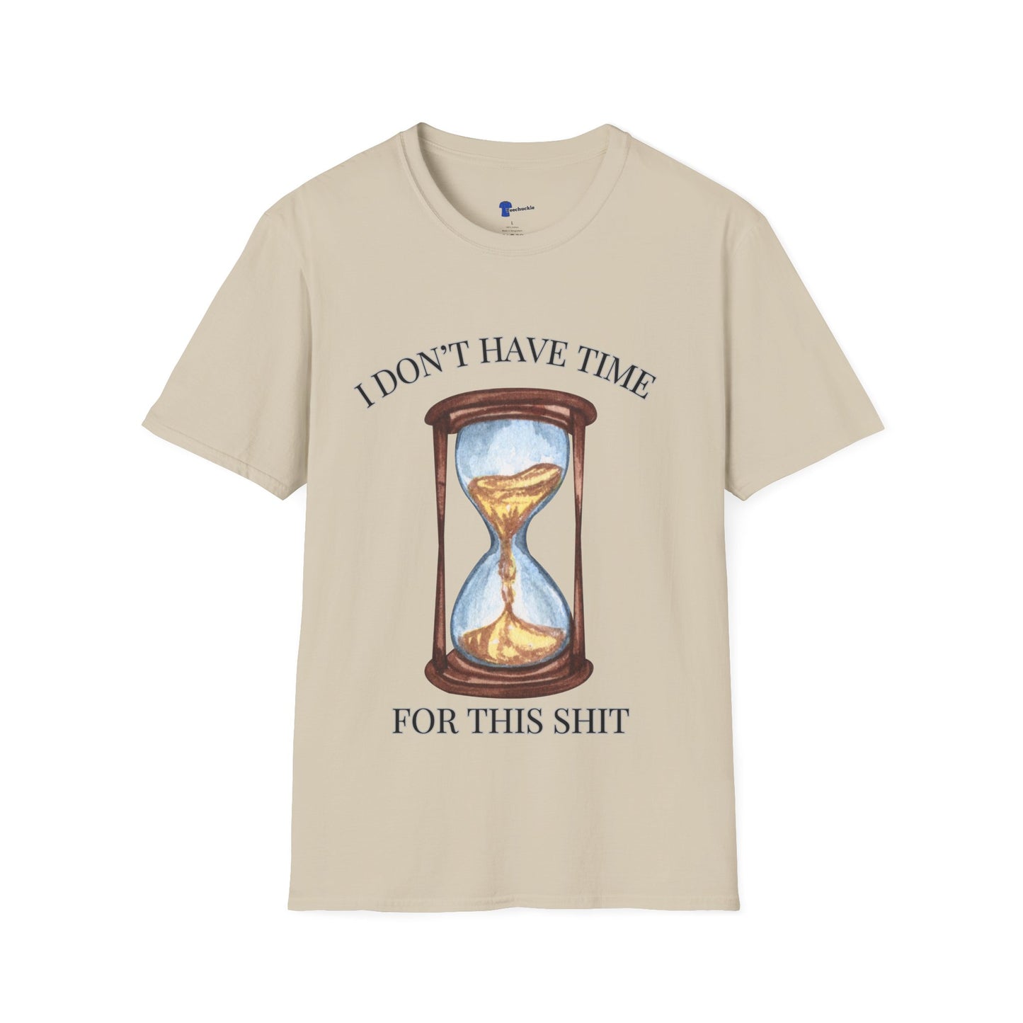 Hourglass Design (Long Title)Sarcastic Gen X Hourglass Shirt, I Don't Have Time For This Funny T-Shirt, Retro Watercolor Graphic Tee, No Patience Relatable Humor, Moody Antique Aesthetic, Blunt...