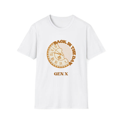 Gen X Shirt Back in the Day Vintage Pocket Watch T-Shirt, Funny Generation X Nostalgia Tee, Retro 70s 80s Childhood Gift, Sarcastic Adult Apparel