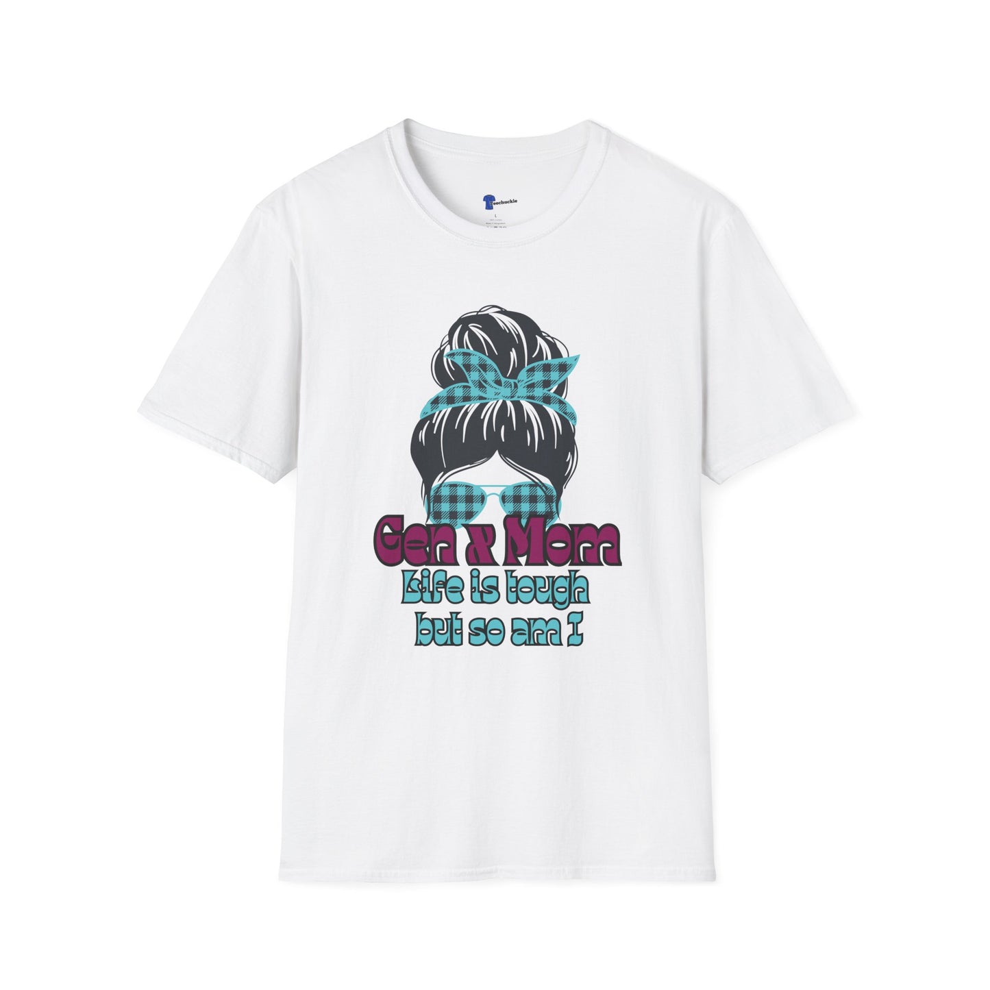 en X Bulldog T-Shirt Generation X 1965 1980 Birth Year Graphic Tee Tough Retro Gen X Gift Hardcore Nostalgia Black Apparel Funny Mascot Shirt