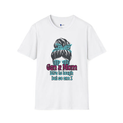 en X Bulldog T-Shirt Generation X 1965 1980 Birth Year Graphic Tee Tough Retro Gen X Gift Hardcore Nostalgia Black Apparel Funny Mascot Shirt