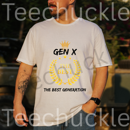 Teechuckle Unisex Gen X Are Legends 1965-1980 T-shirt