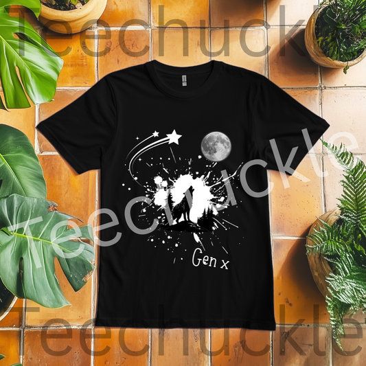 Teechuckle Unisex Gen x wolf T-Shirt