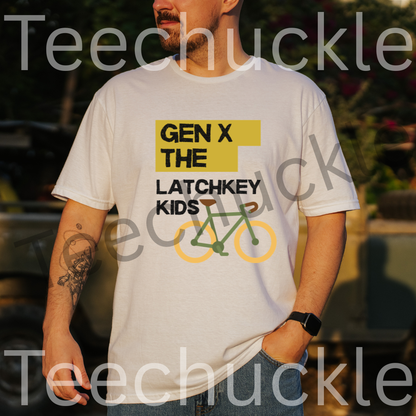Teechuckle Unisex Gen x The Latchkey Kids