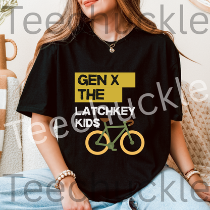 Teechuckle Unisex Gen x The Latchkey Kids