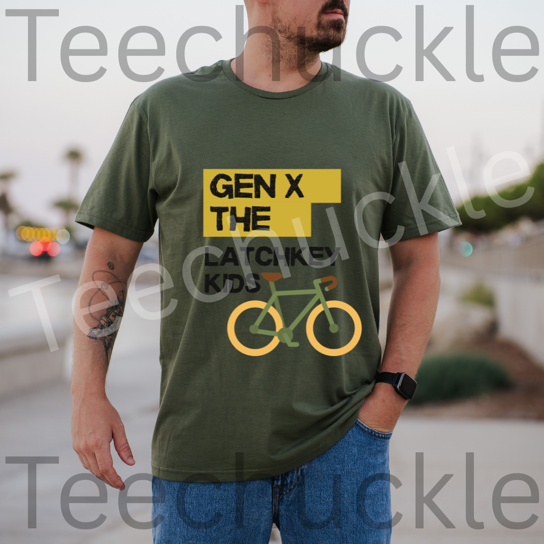 Teechuckle Unisex Gen x The Latchkey Kids