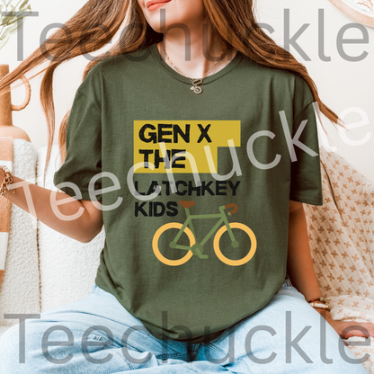 Teechuckle Unisex Gen x The Latchkey Kids