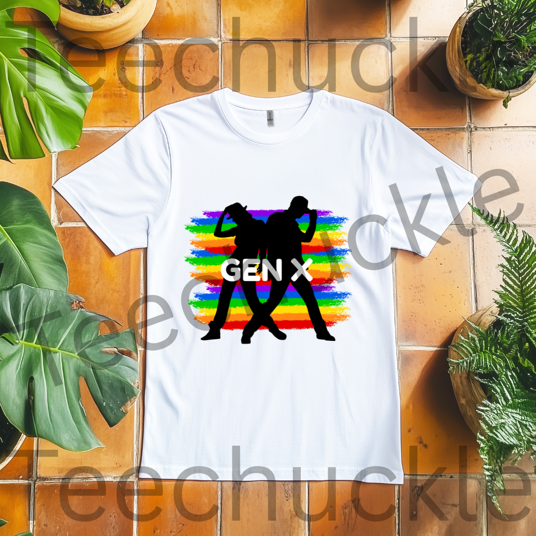 Teechuckle Unisex Gen x T-shirt