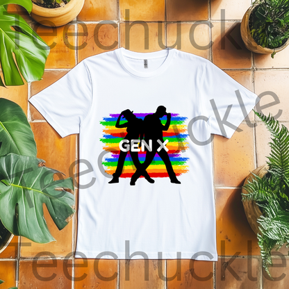 Teechuckle Unisex Gen x T-shirt