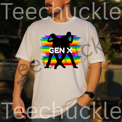 Teechuckle Unisex Gen x T-shirt