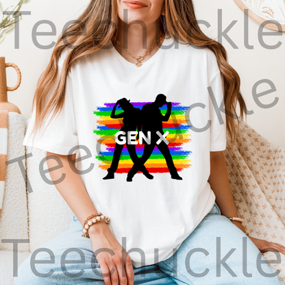 Teechuckle Unisex Gen x T-shirt