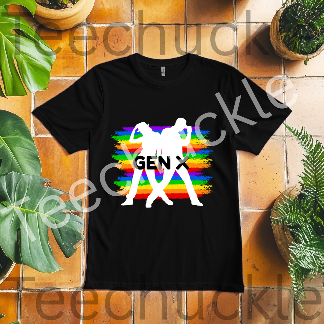 Teechuckle Unisex Gen x T-shirt