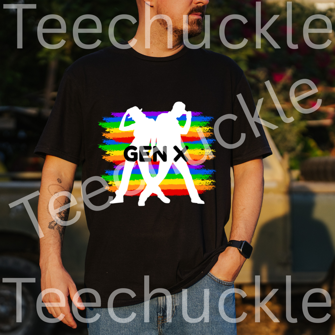 Teechuckle Unisex Gen x T-shirt