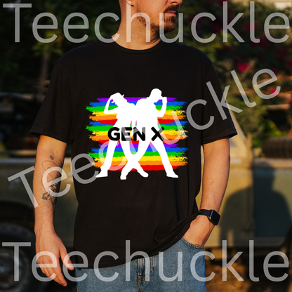 Teechuckle Unisex Gen x T-shirt