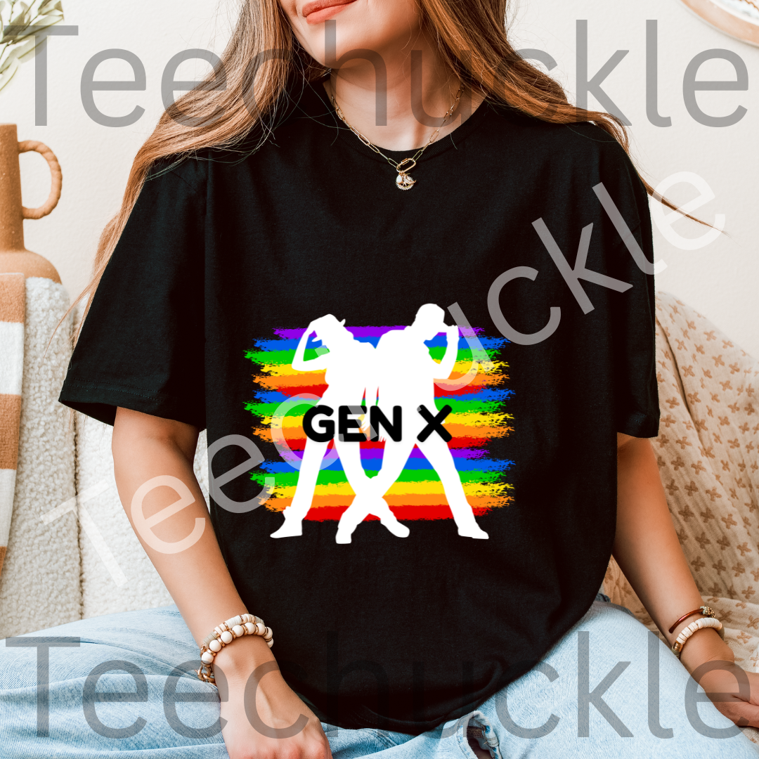 Teechuckle Unisex Gen x T-shirt