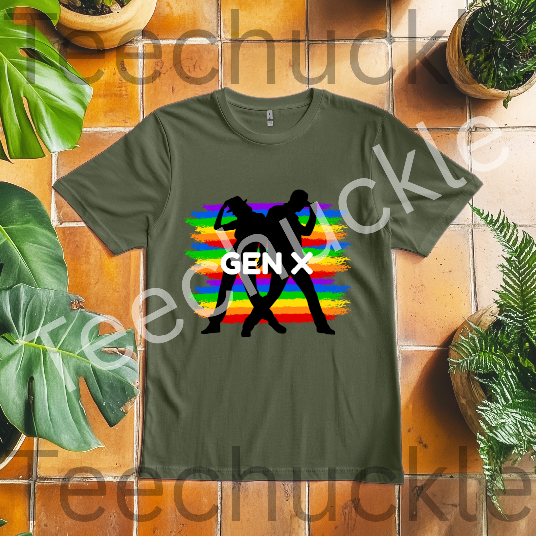 Teechuckle Unisex Gen x T-shirt