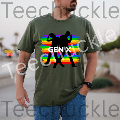 Teechuckle Unisex Gen x T-shirt