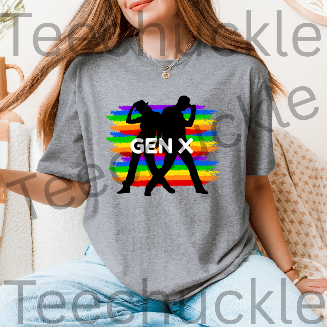 Teechuckle Unisex Gen x T-shirt